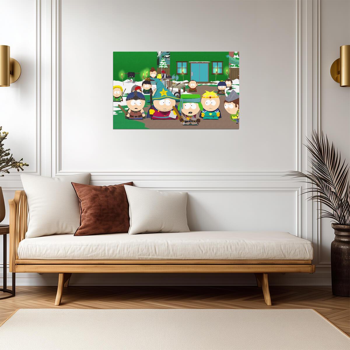 South Park The Stick of Truth | Grand Wizard Cartman | RPG Video Game Poster - Movies & TV Poster