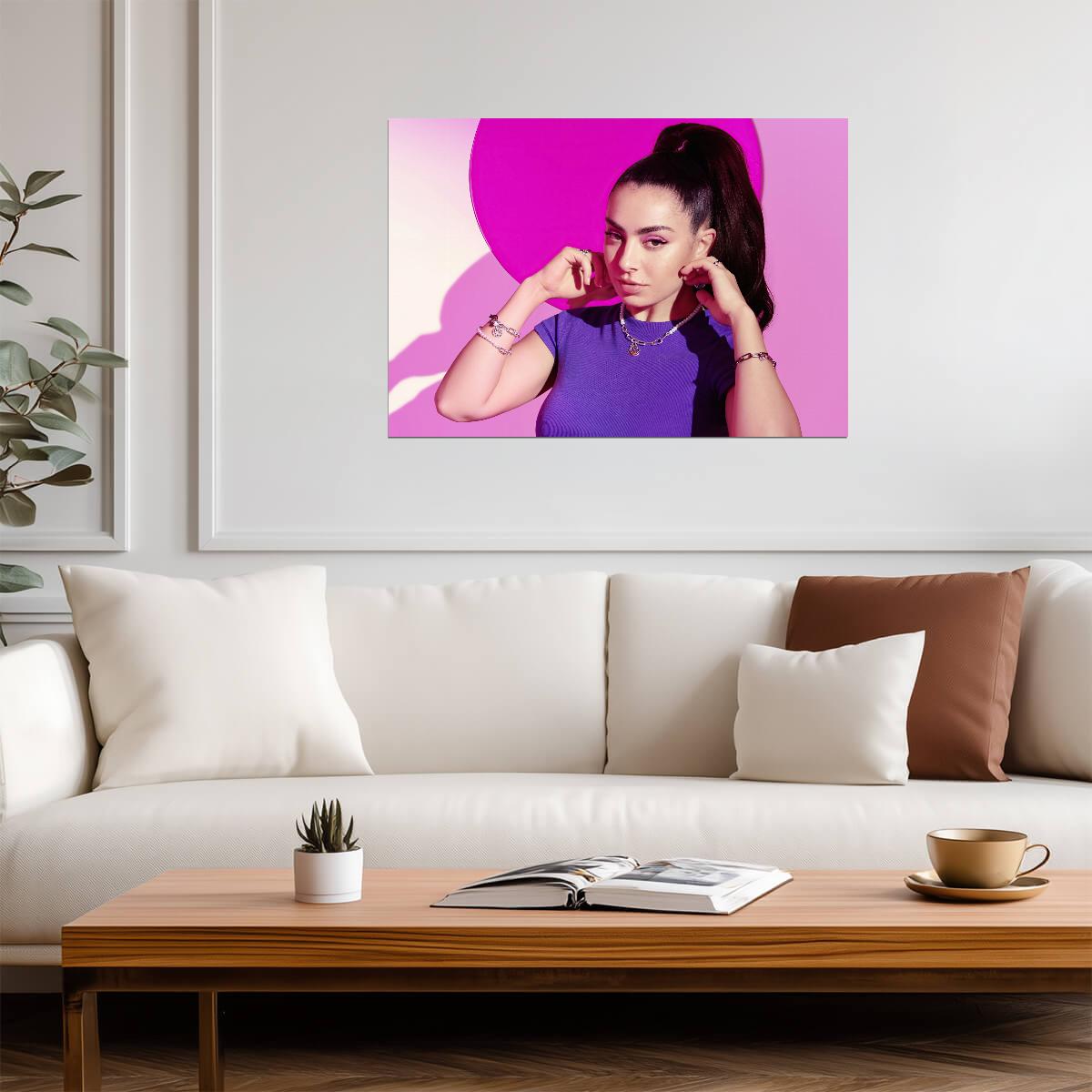 Charli XCX | Hyperpop Icon | Music Star Poster - Music Poster