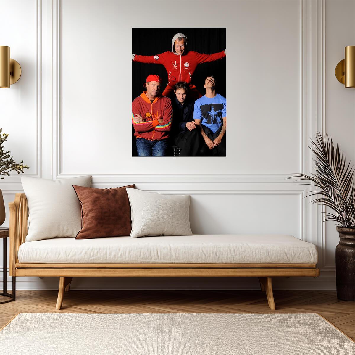 Red Hot Chili Peppers Group Photo | Anthony Kiedis & Flea | Rock Band Poster - Music Poster