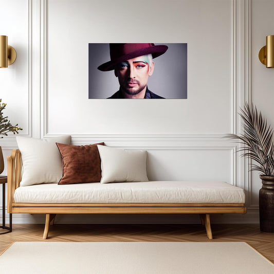 Boy George | British Singer Art | Celebrity Poster - Music Poster