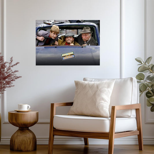 Only Fools and Horses | Del Boy Rodney & Grandad in Van | Classic British Comedy Poster - Movies & TV Poster