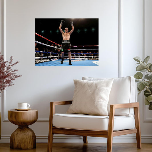Carl Froch The Cobra | Boxing Poster | British Boxing Legend Art - Sports Poster