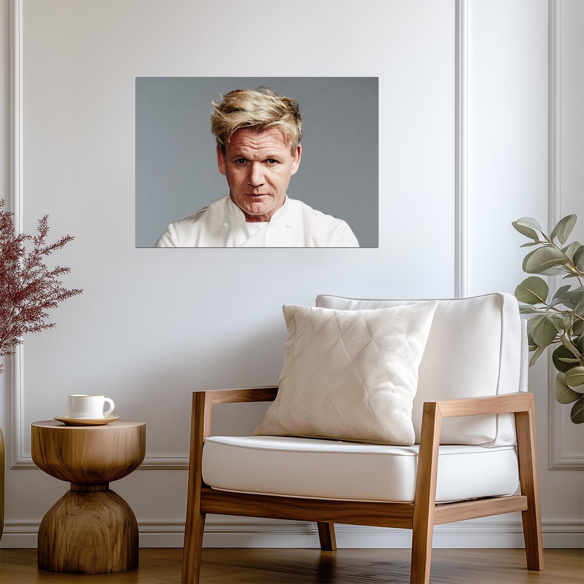 Gordon Ramsay | Chef Portrait | Restaurant Decor Poster - Celebrities Poster