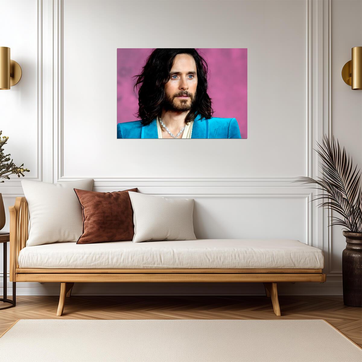 Jared Leto Portrait Photo | Modern Celebrity Wall Art | Music and Movie Star Poster - Music Poster