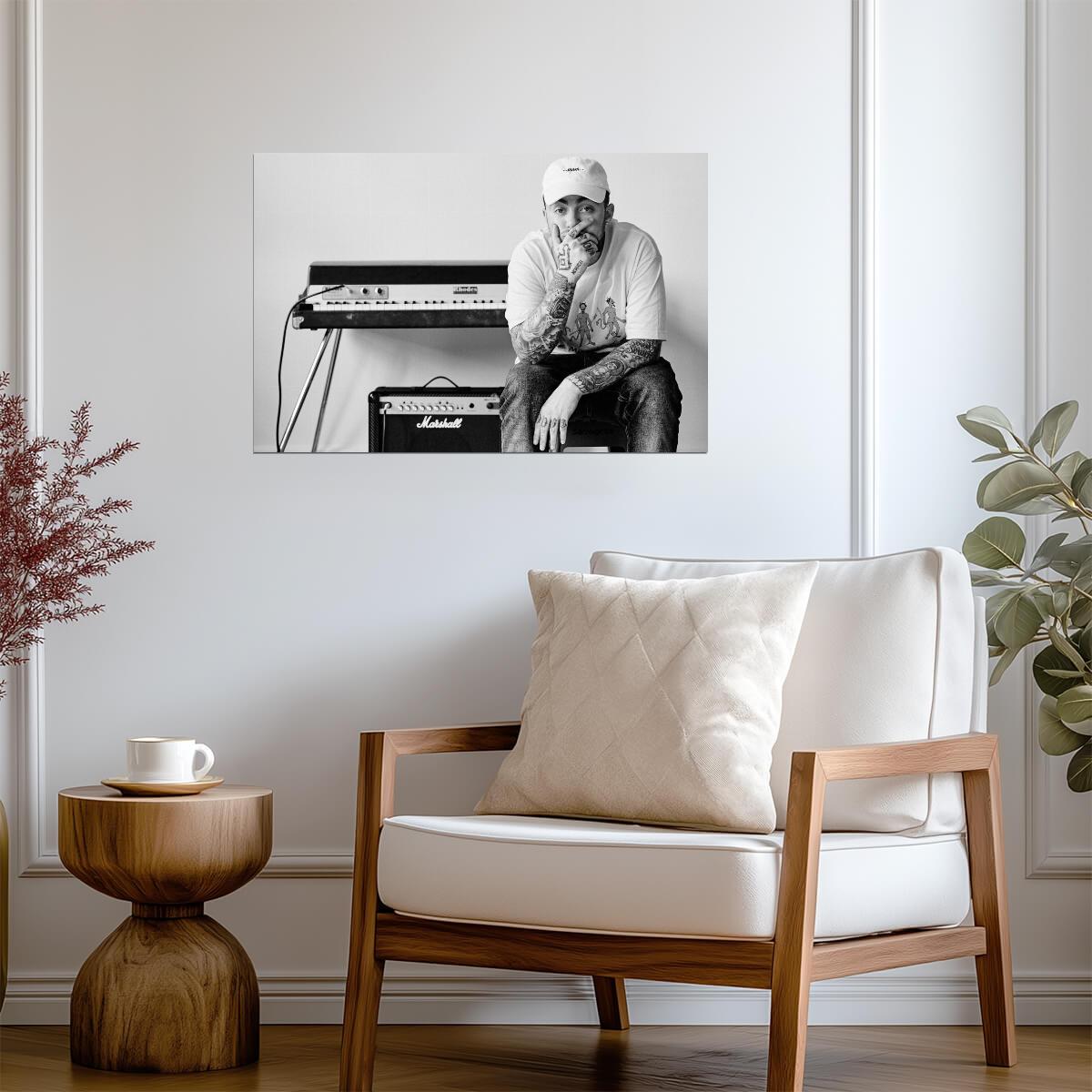 Mac Miller Poster | Rapper Wall Art - Music Poster
