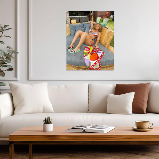 Latto American Rapper | Modern Hip Hop Music Poster | Sexy Celebrity Wall Art - Music Poster