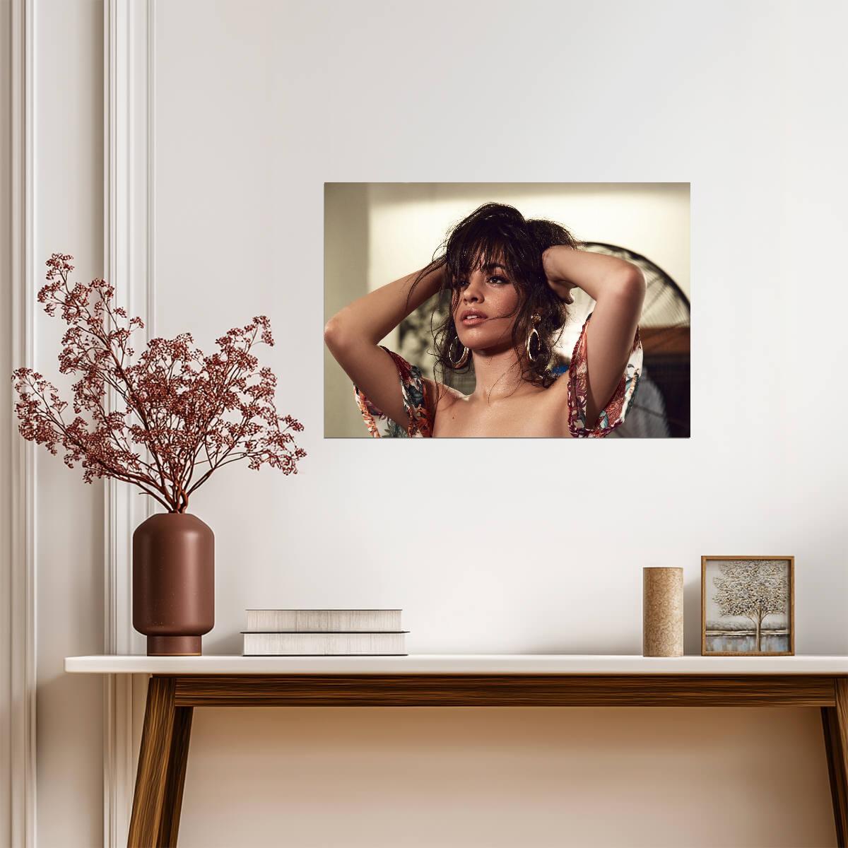 Camila Cabello Portrait Photo | Modern Pop Music Star Art | Sexy Celebrity Poster - Music Poster
