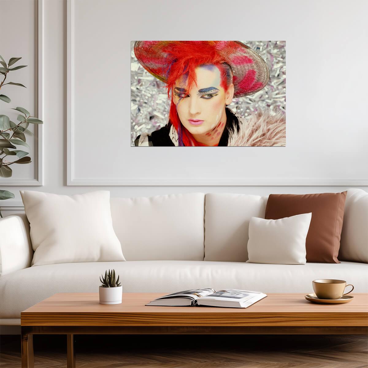 Boy George | New Wave Artist | Vibrant Poster - Music Poster