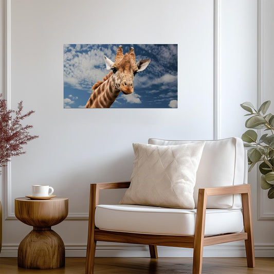 Giraffe | African Animal | Wild Life Poster - Photography Poster