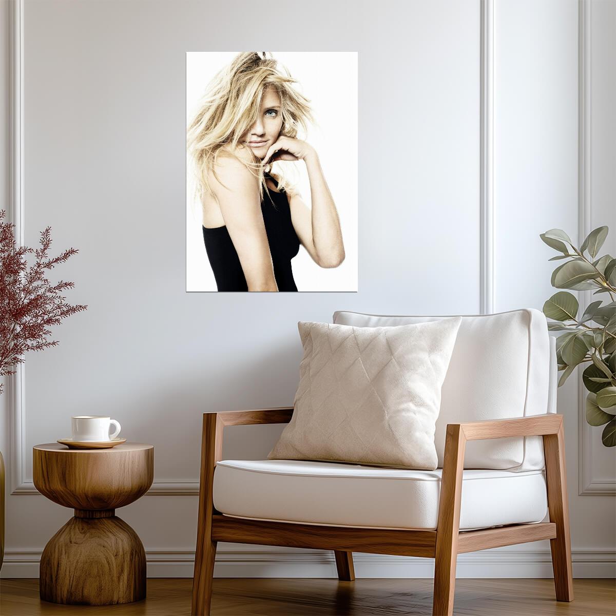 Cameron Diaz | 90s Film Icon | Celebrity Portrait Poster - Celebrities Poster