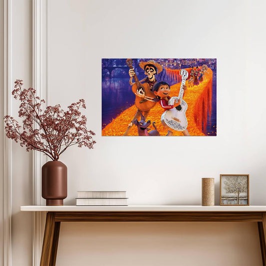 Coco | Day of the Dead Art | Cartoon Poster - Movies & TV Poster