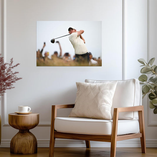 Rory McIlroy Golf Swing Poster | Pro Golfer Wall Art | Sports Photography - Sports Poster