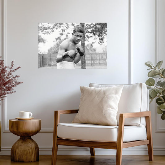 Joe Louis The Brown Bomber | Heavyweight Boxing Poster | Vintage Sports Photography - Sports Poster