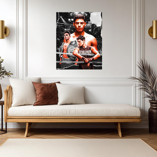 Ryan Garcia King Ryan | Boxing Poster | Modern Sports Tribute Art - Sports Poster