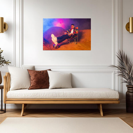 Kid Cudi Poster | Rap Music Print - Music Poster