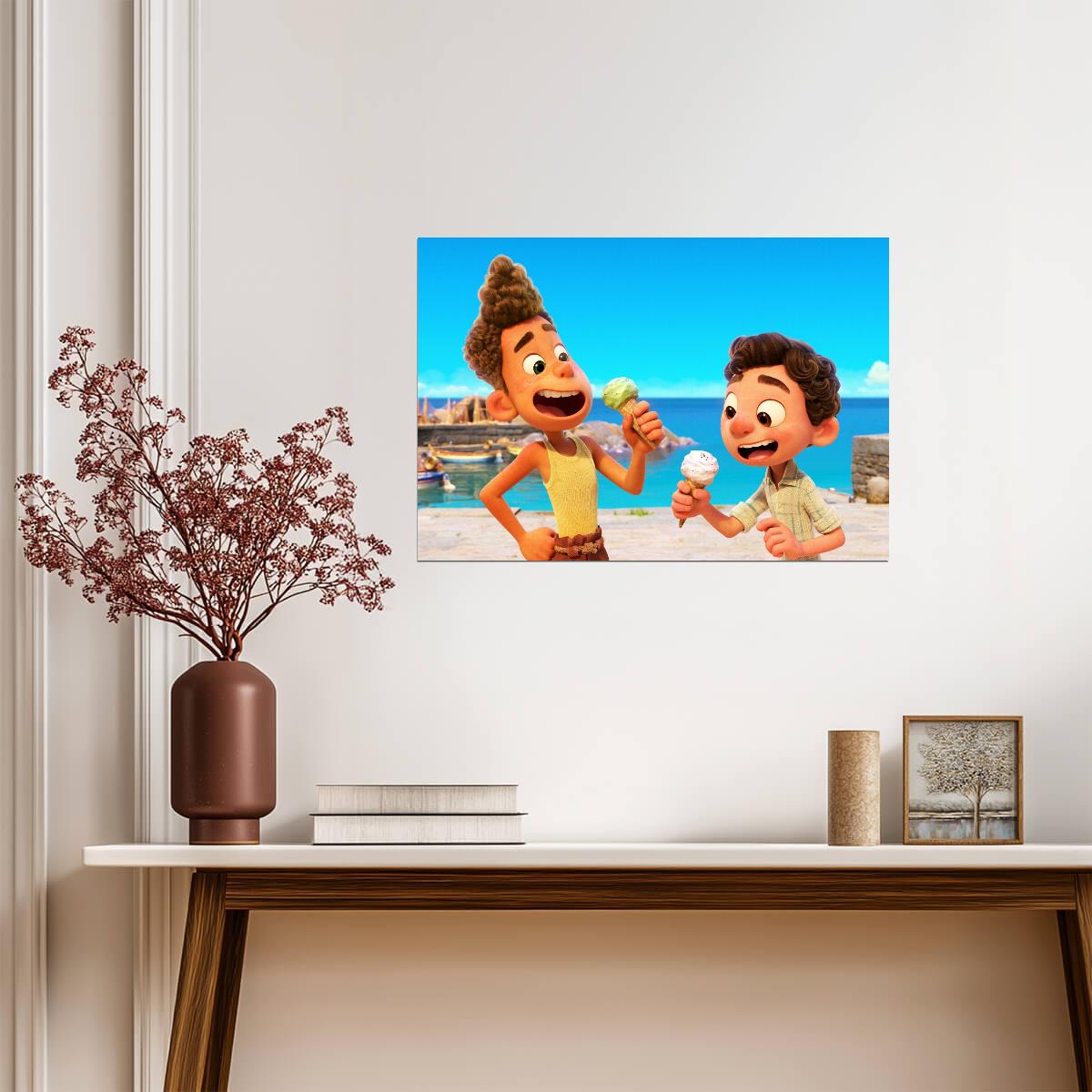 Luca Print | Animated Movie Poster - Movies & TV Poster