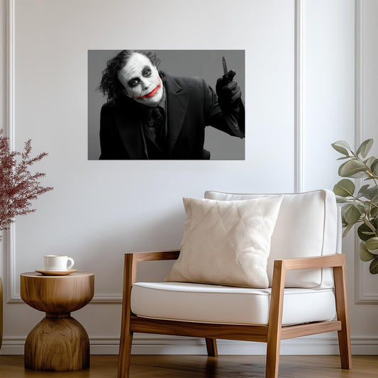 Joker Heath Ledger Poster | Movie Wall Art - Movies & TV Poster