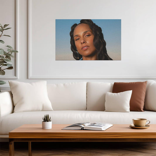 Alicia Keys | Soul Music Artist | Singer Songwriter Poster - Music Poster