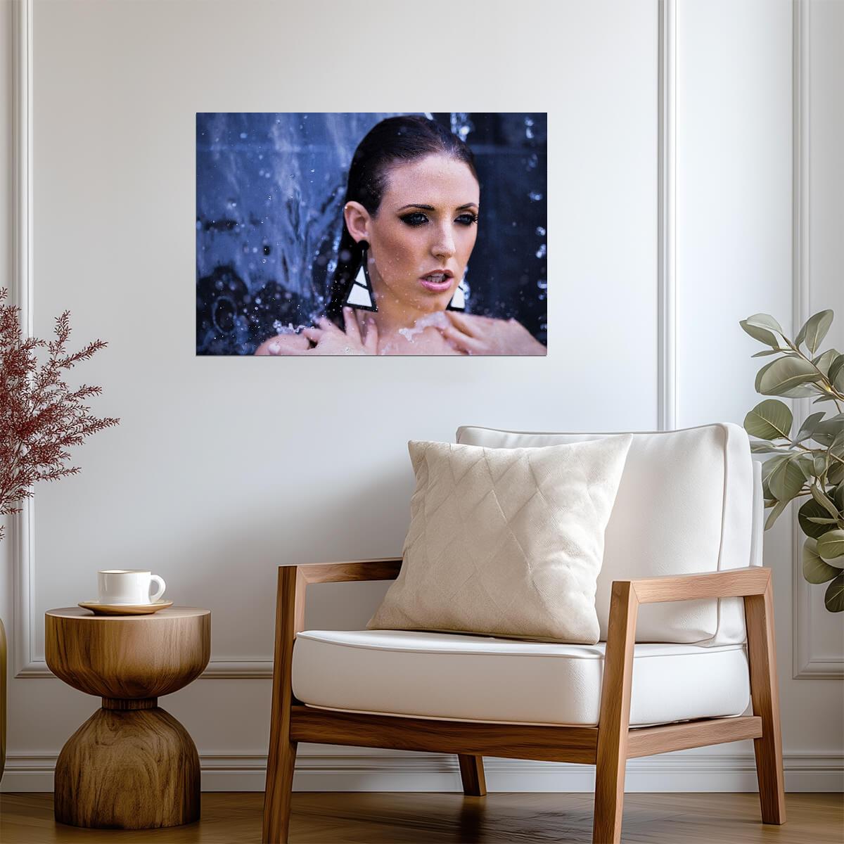 Angela White | Celebrity Portrait | Modern Wall Poster - Celebrities Poster