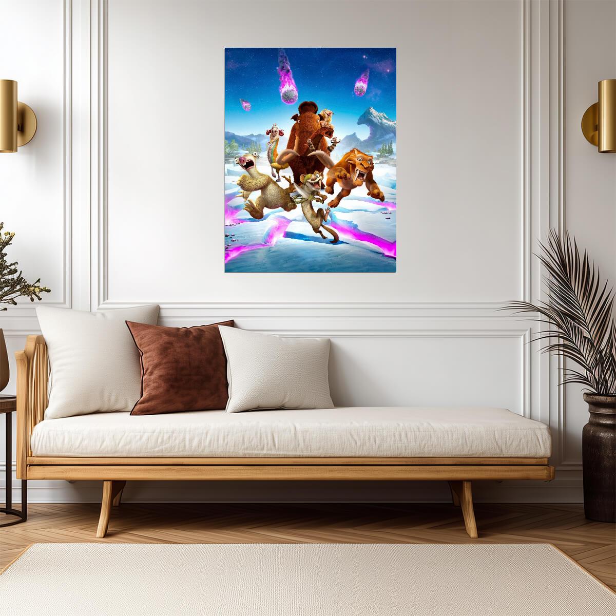 Ice Age | Vibrant Animation | Kids Wall Poster - Movies & TV Poster