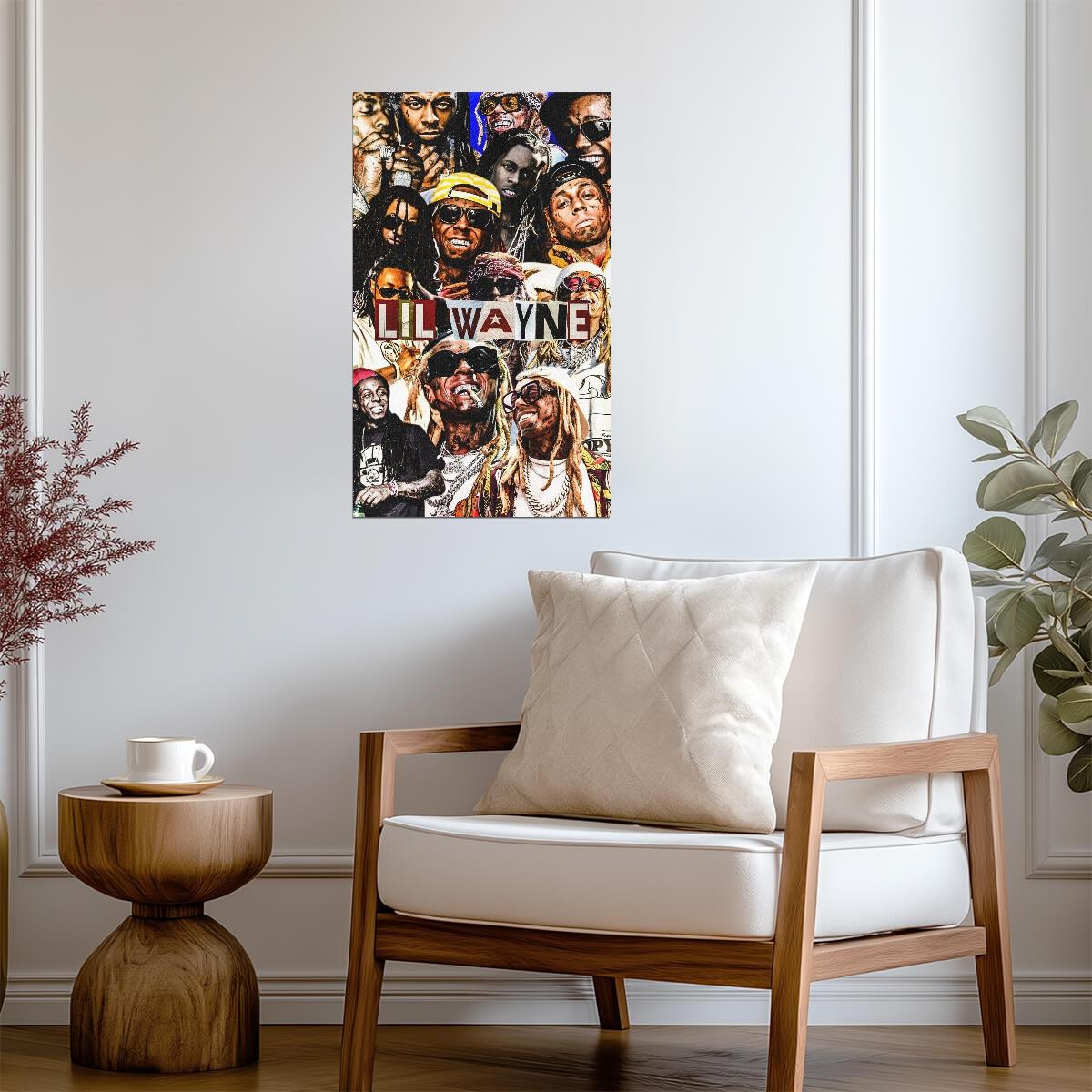Lil Wayne Poster | Graphic Art Rap Print - Music Poster