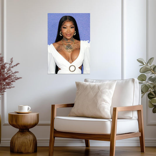 Summer Walker White Dress | R&B Singer Portrait | Music Fan Gift Poster - Music Poster
