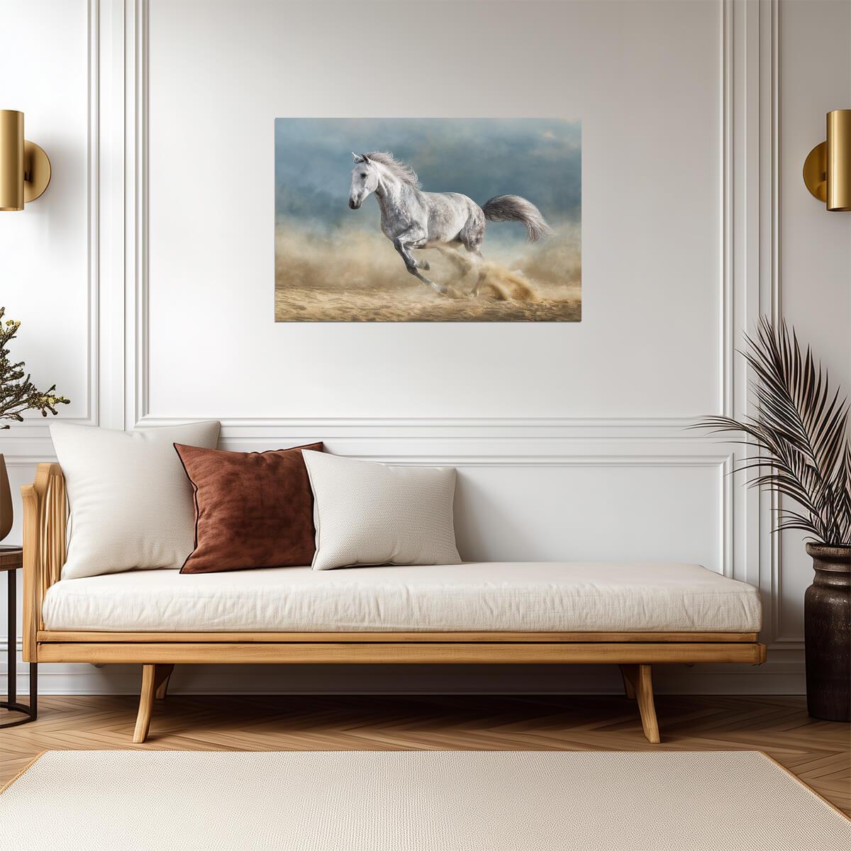 Horse | Pastel Nature Art | Wildlife Poster - Photography Poster