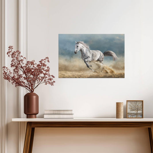 Horse | Pastel Nature Art | Wildlife Poster - Photography Poster