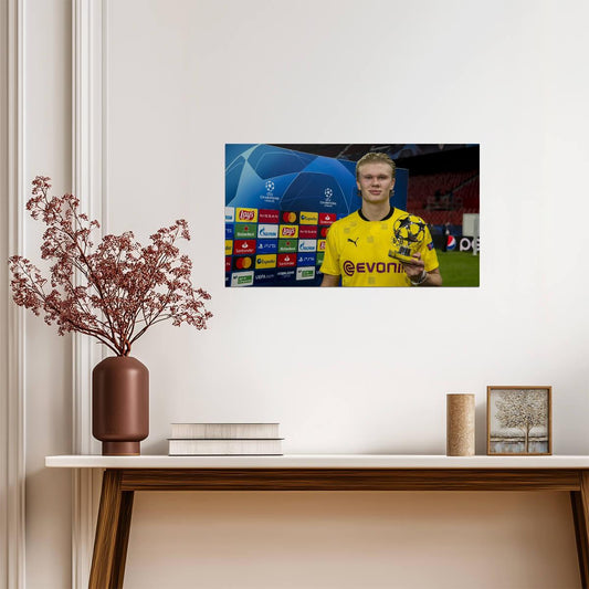 Erling Haaland | Soccer Star | Sports Poster - Sports Poster