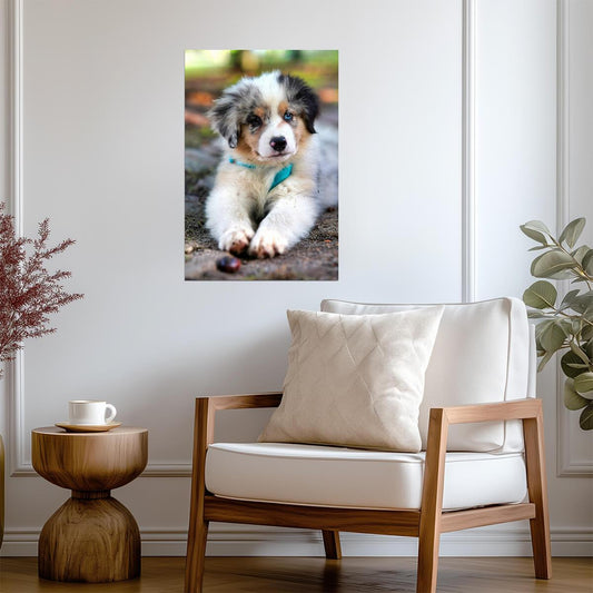 Dog Puppy | Canine Portrait | Nursery Wall Poster - Photography Poster