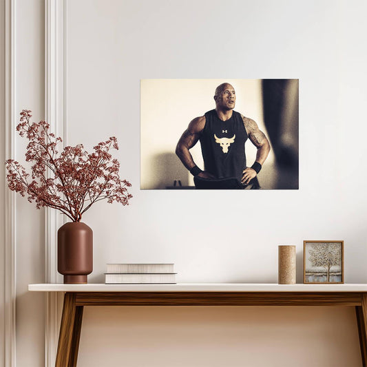 Dwayne Johnson Project Rock | Under Armour Poster | Gym Motivation Art - Sports Poster