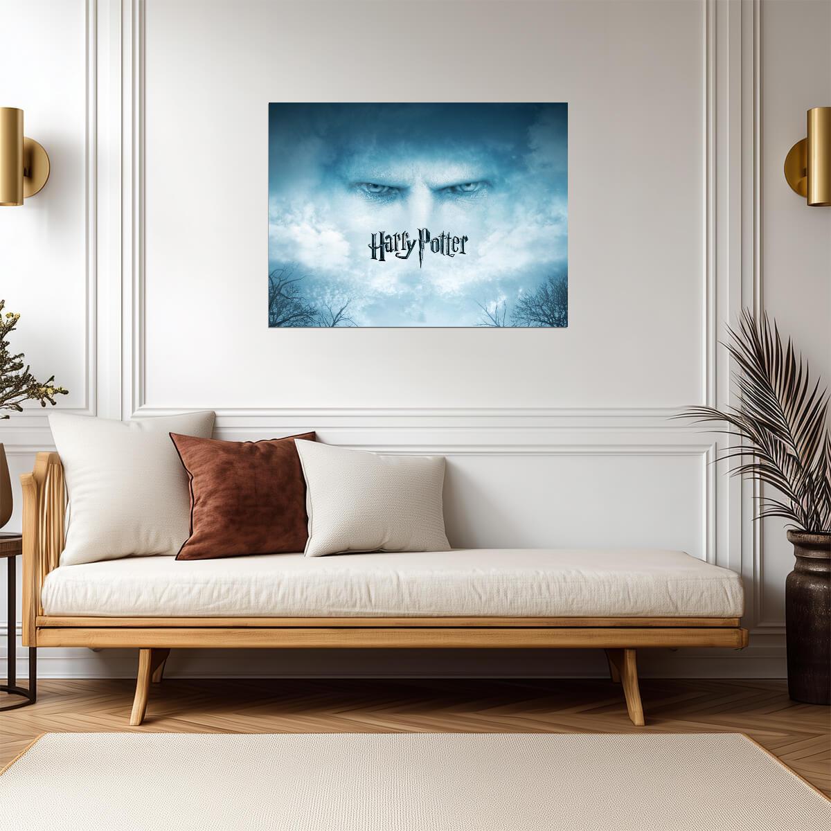 Harry Potter Lord Voldemort | Fantasy Movie Poster | Dark Lord Villain Art - Movies & TV Poster