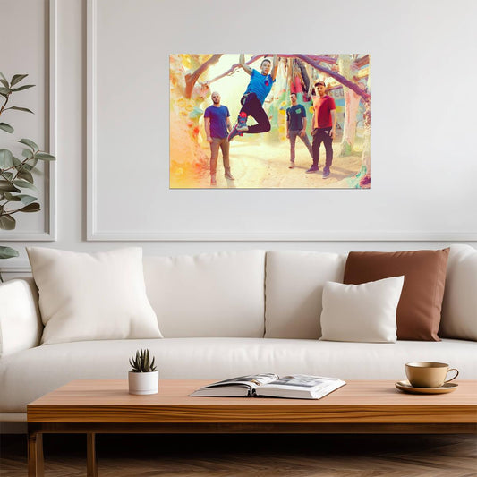 Coldplay Up & Up Photoshoot | Alternative Rock Band Poster | Music Group Wall Art - Music Poster