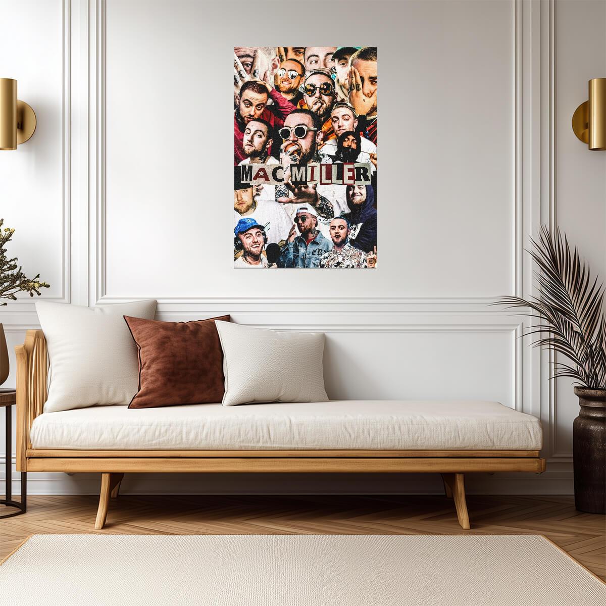 Mac Miller Poster | Graphic Art Rap Print - Music Poster