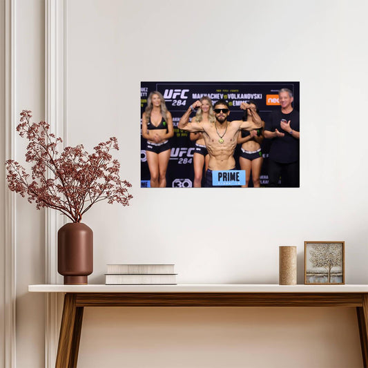 Yair Rodríguez UFC 284 Weigh-in | MMA Fighter Poster | Combat Sports Wall Art - Sports Poster