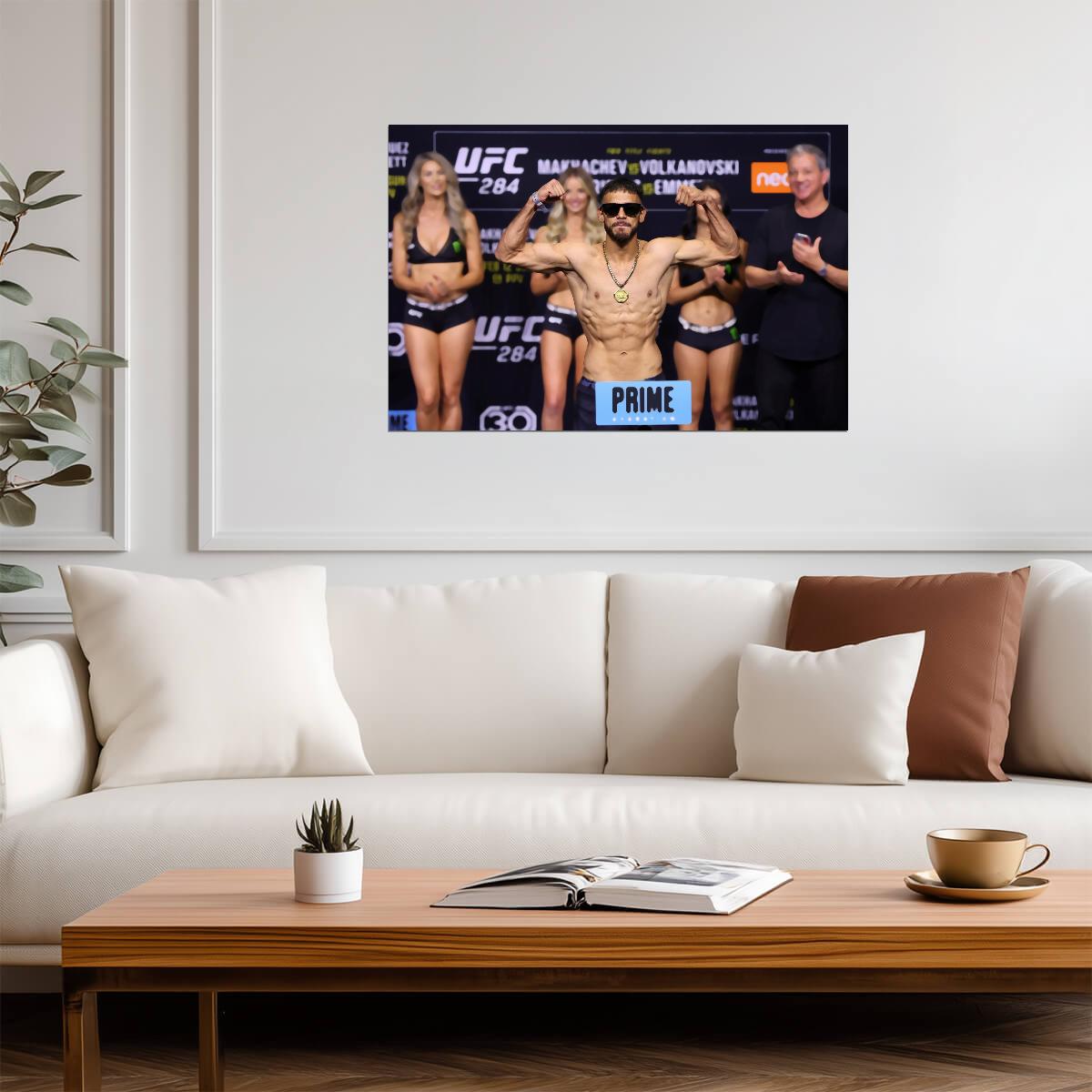 Yair Rodríguez UFC 284 Weigh-in | MMA Fighter Poster | Combat Sports Wall Art - Sports Poster