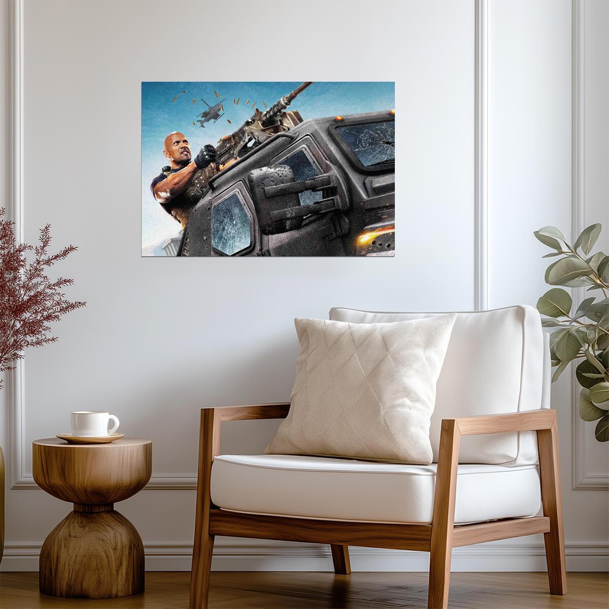 Fast & Furious 8 | Dwayne Johnson as Luke Hobbs | Action Movie Poster - Movies & TV Poster