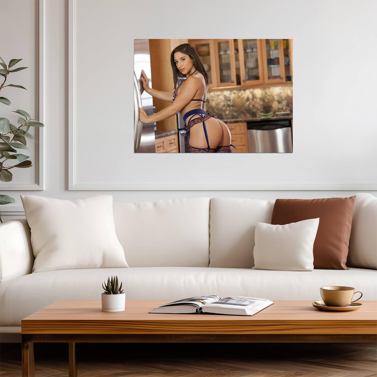 Abella Danger Lingerie | Celebrity Poster | Sexy Kitchen Print - Celebrities Poster