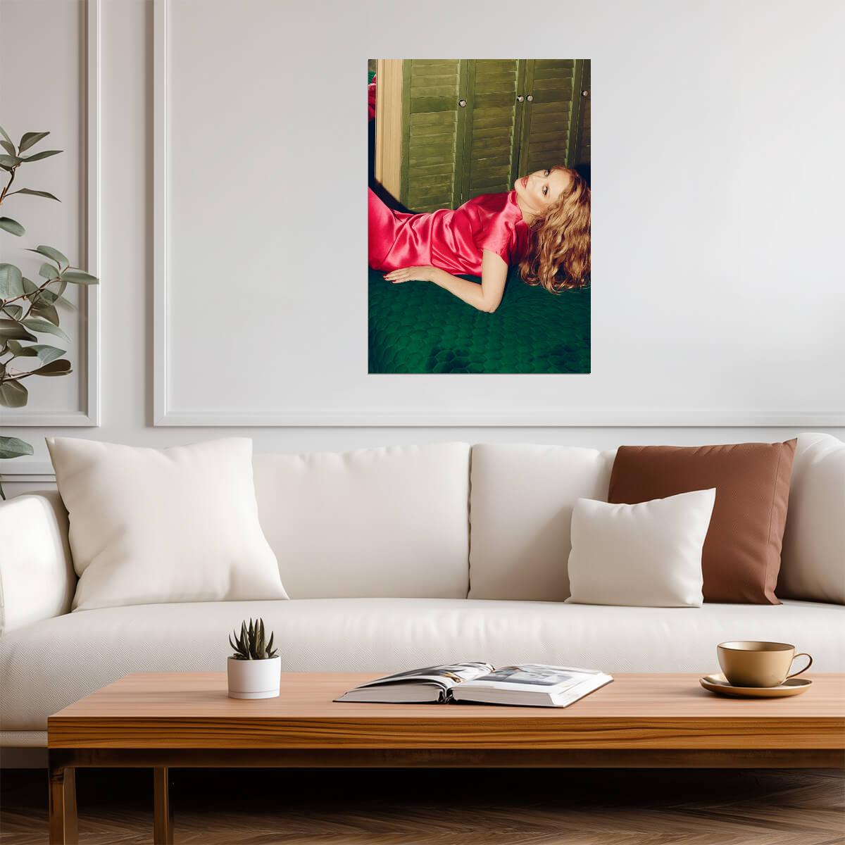 Kylie Minogue Poster | Pop Singer Art Print - Music Poster