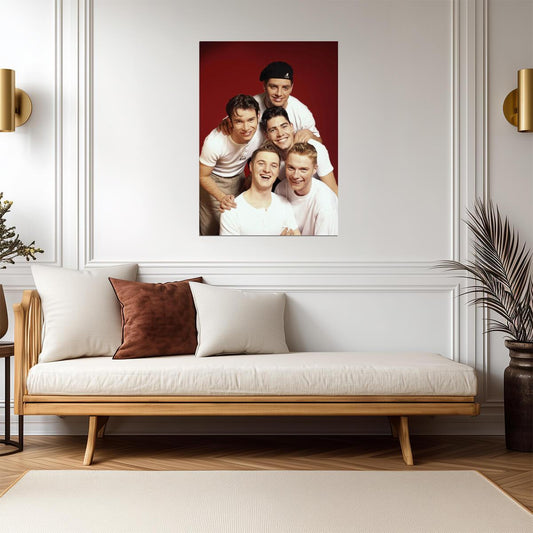 Boyzone | Pop Group Portrait | Vintage Music Poster - Music Poster