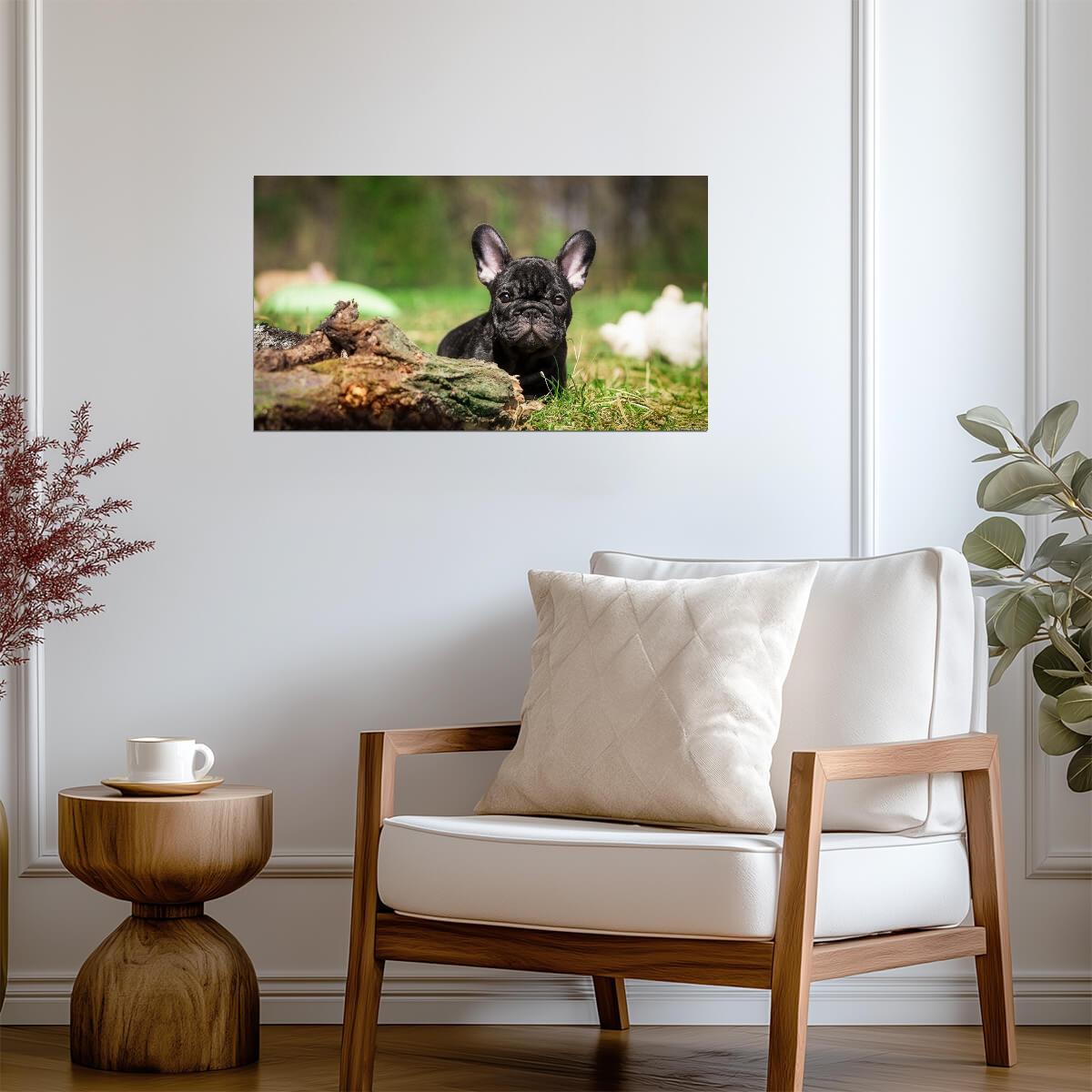 French Bulldog | Warm Tone Art | Dog Lover Poster - Photography Poster