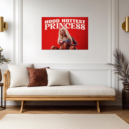 Sexyy Red Hood Hottest Princess | Album Cover Poster | Sexy Hip Hop Art - Music Poster
