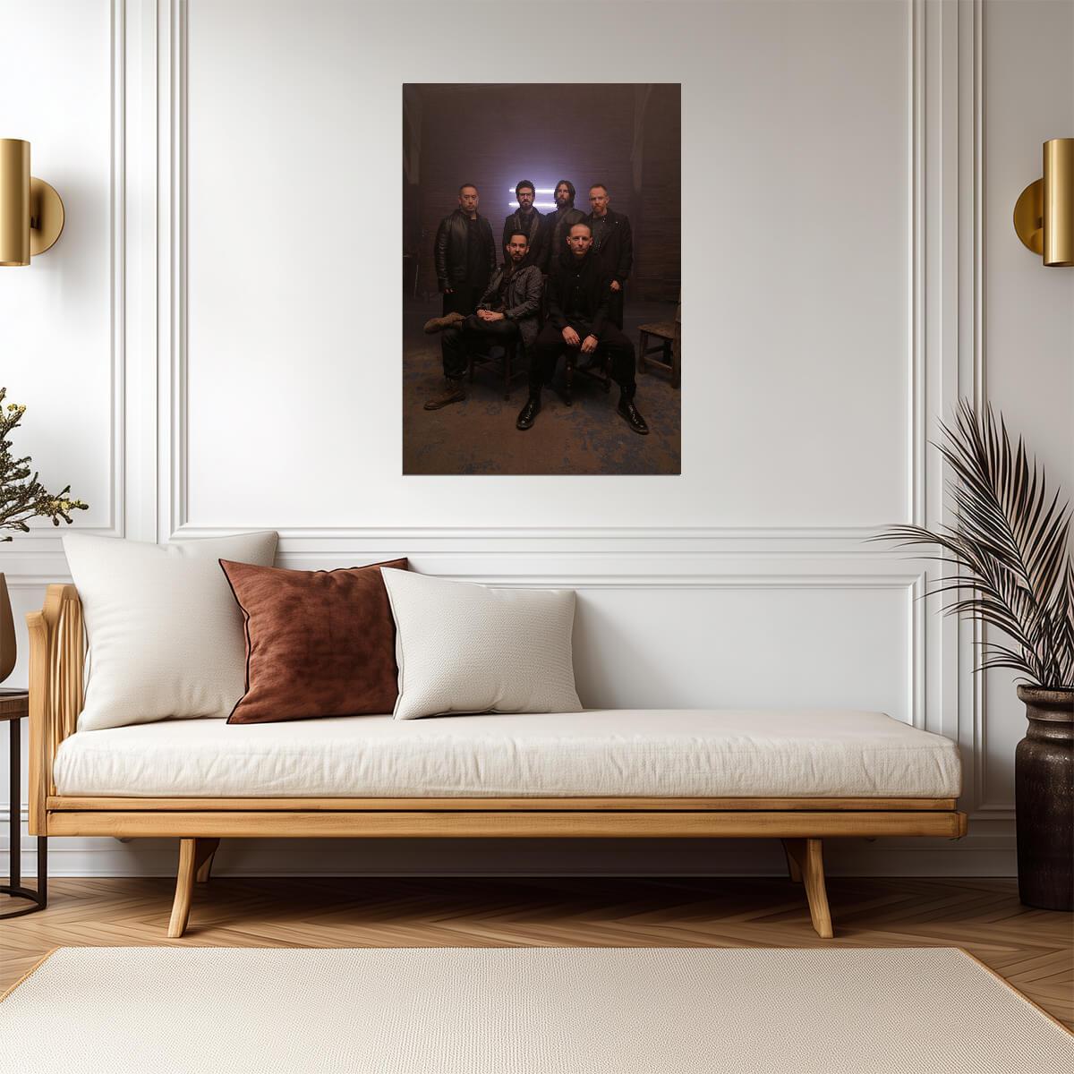 Linkin Park Band Photo | Rock Music Poster | Chester Bennington Tribute Art - Music Poster