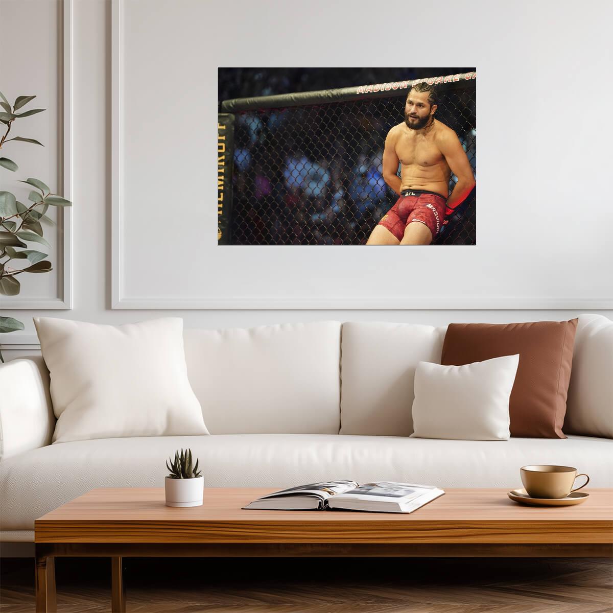Jorge Masvidal at Madison Square Garden | UFC BMF Title Fight Poster | MMA Sports Photography - Sports Poster