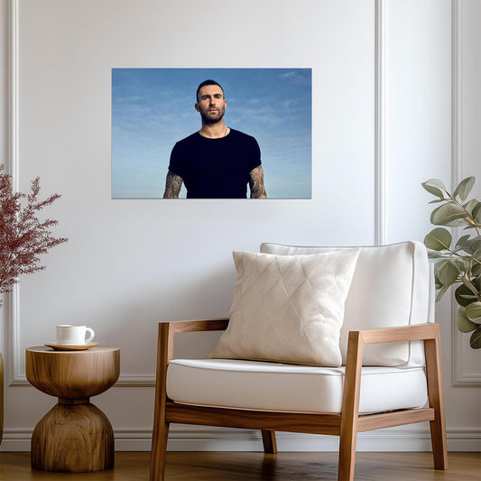 Adam Levine Maroon 5 | Music Poster | Cool Tone Singer Art - Music Poster