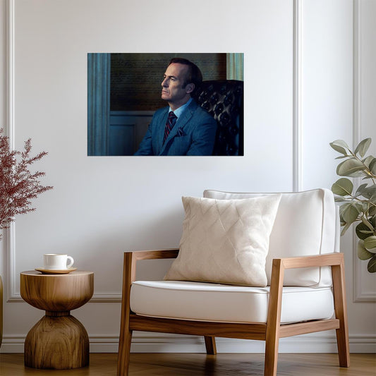 Better Call Saul Goodman in Office | TV Show Poster | Cinematic Wall Art - Movies & TV Poster