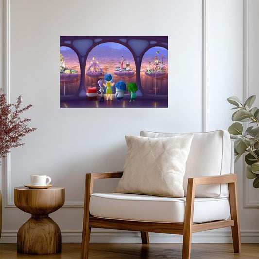 Inside Out | Cool Tone Print | Fan Gift Poster - Movies & TV Poster