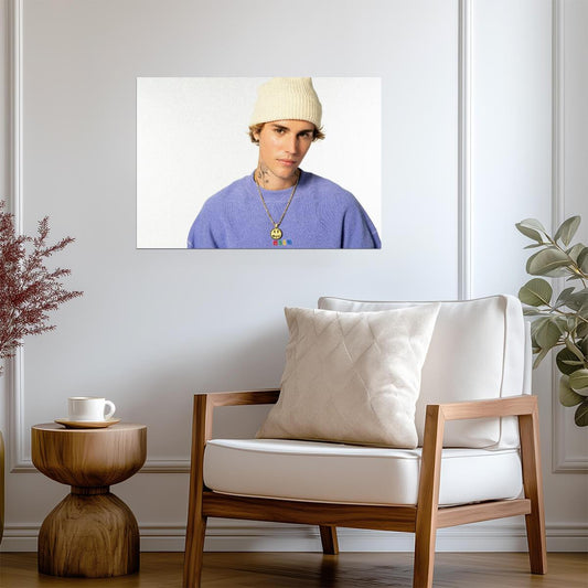 Justin Bieber Poster | Pop Music Print - Music Poster