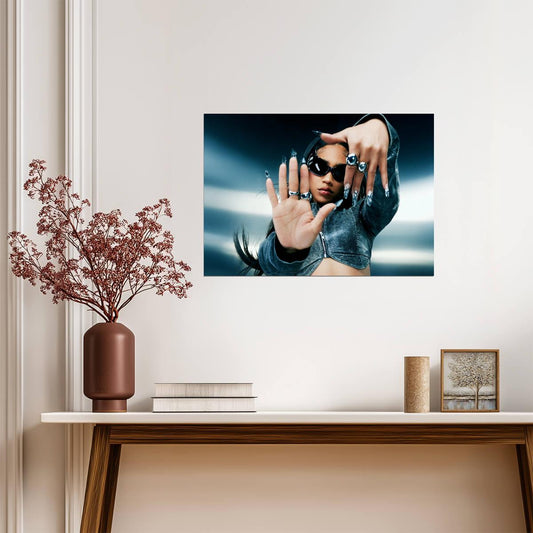 Bia | Cool Tone Art | Singer Poster - Music Poster