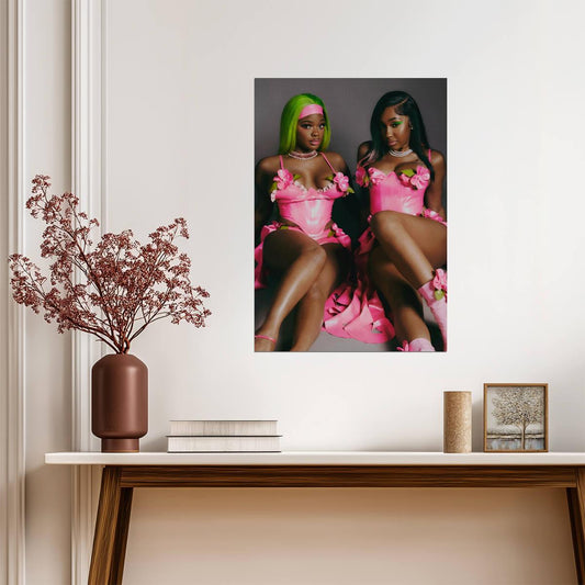 City Girls | Urban Music Art | Sexy Star Poster - Music Poster